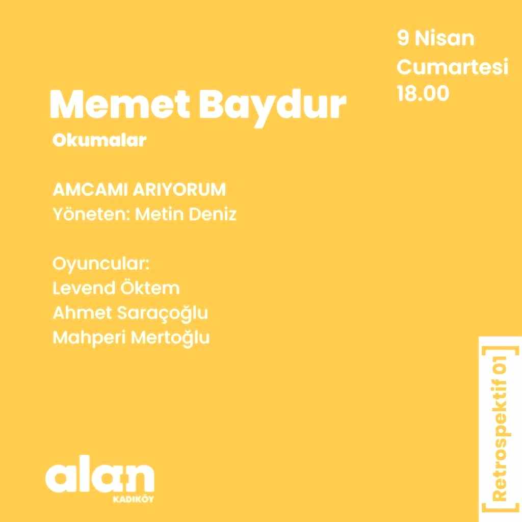 Memet Baydur Amcamı Arıyorum
